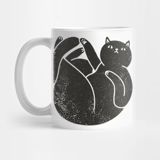 Big black cat Mug